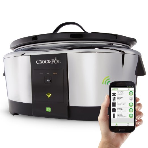 Crock-Pot 6-Quart We Smart Wi-Fi Enabled Slow Cooker