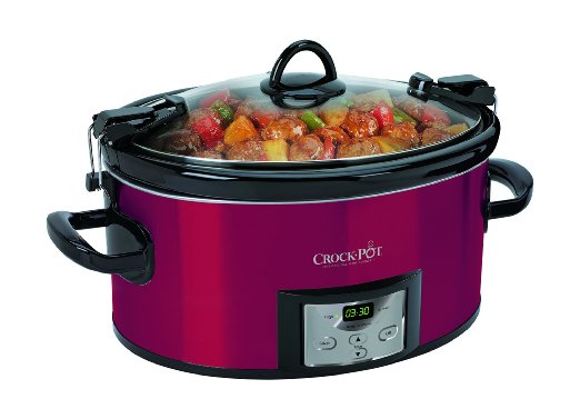 Crock-pot SCCPVL610-R-A Programmable Cook and Carry Oval Slow Cooker