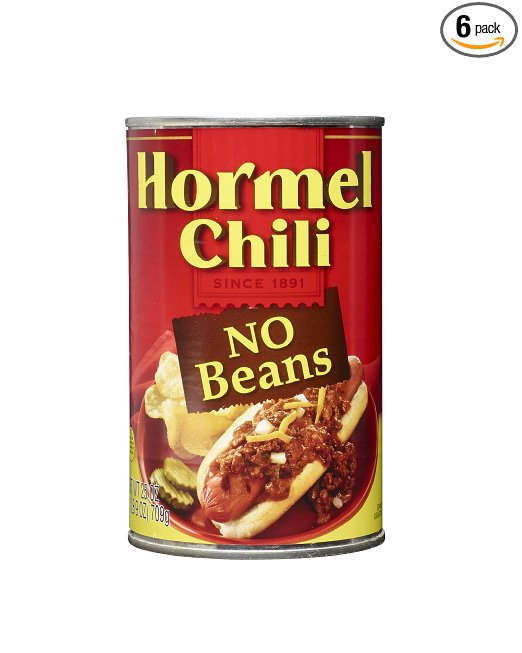 Hormel Chili with No Beans